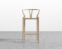 Wishbone Barstool - Natural 