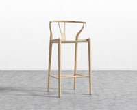 Wishbone Barstool - Natural 