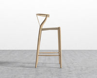 Wishbone Barstool - Natural 