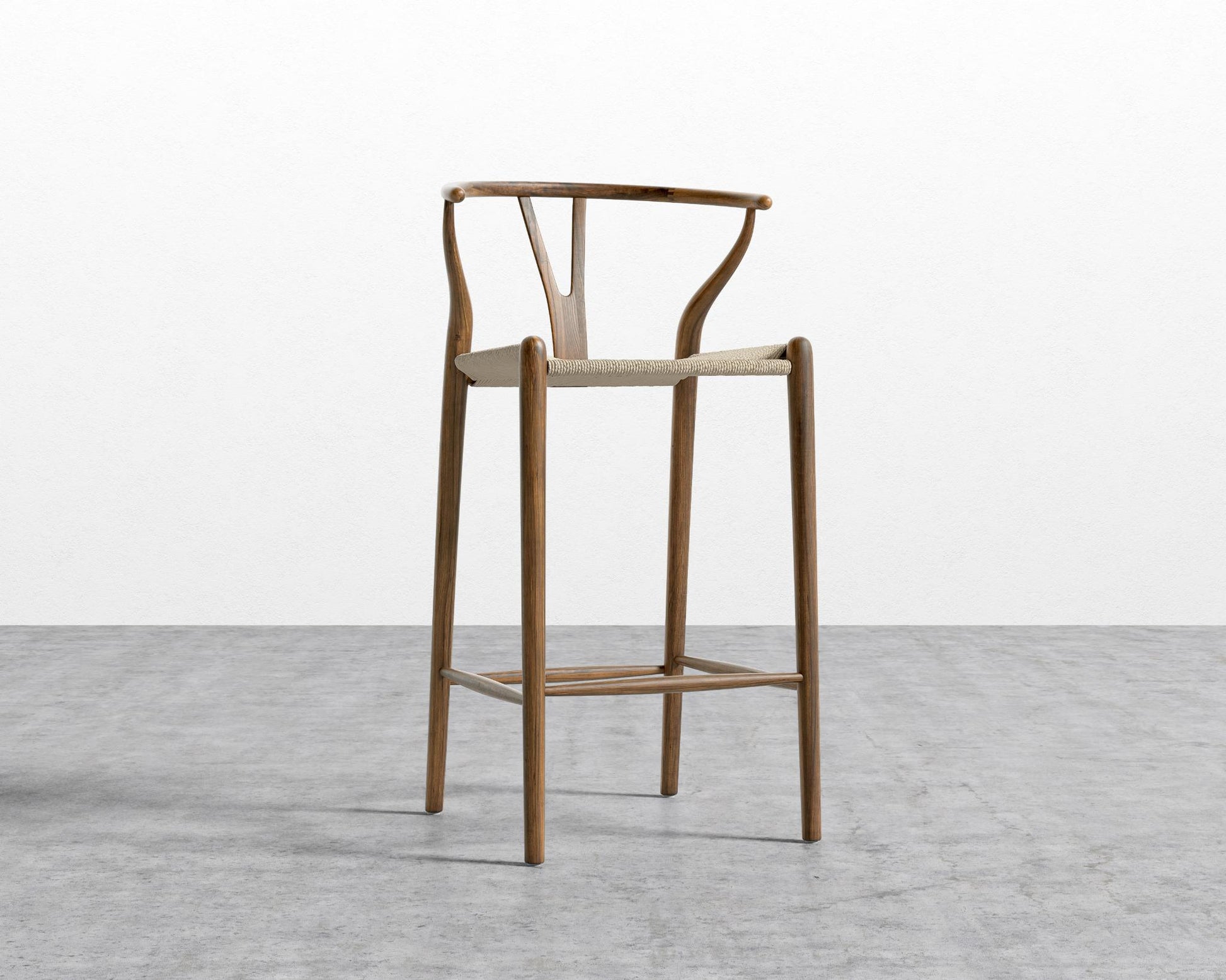 Wishbone Barstool - Walnut 