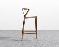Wishbone Barstool - Walnut 