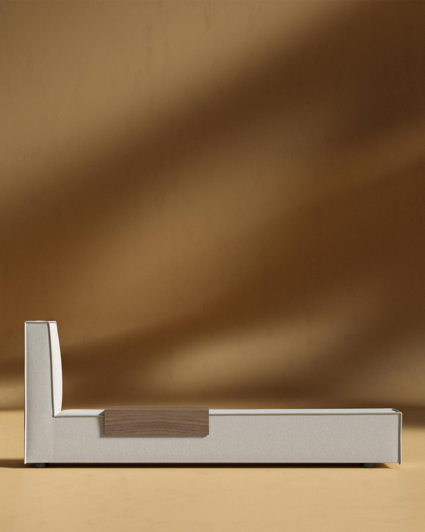 Porter Bed - Extension with Walnut Side Table