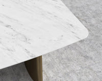 Solana Dining Table - 71" - White Marble