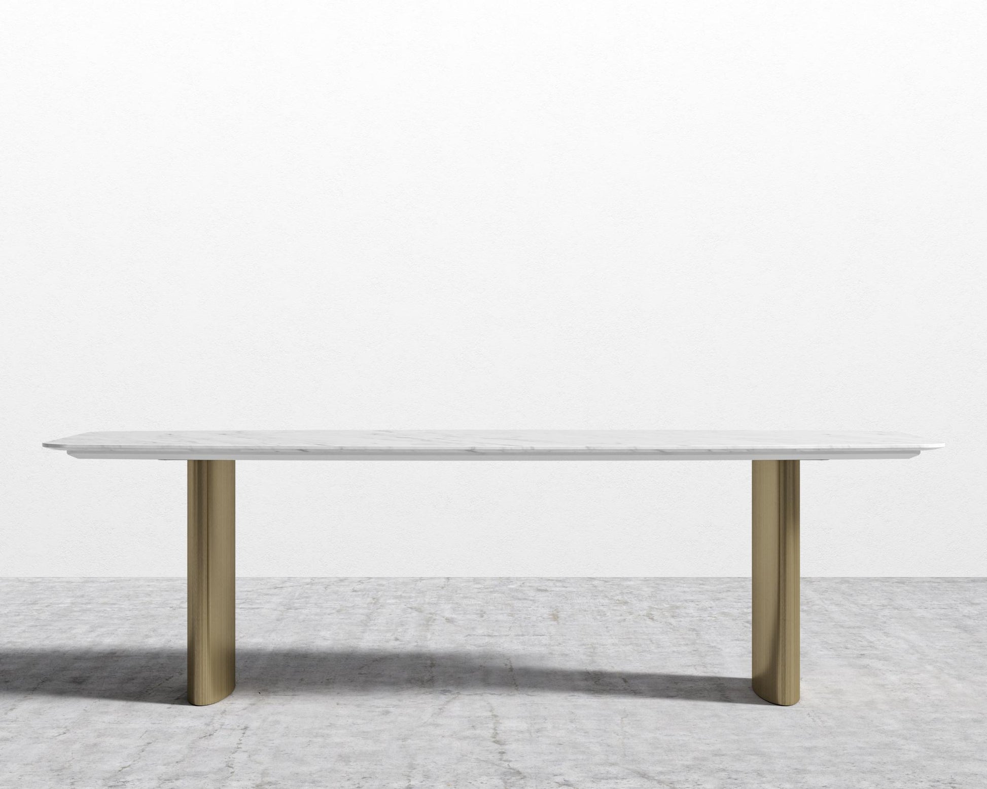 Solana Dining Table - 95" - White Marble