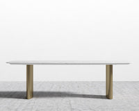 Solana Dining Table - 95" - White Marble