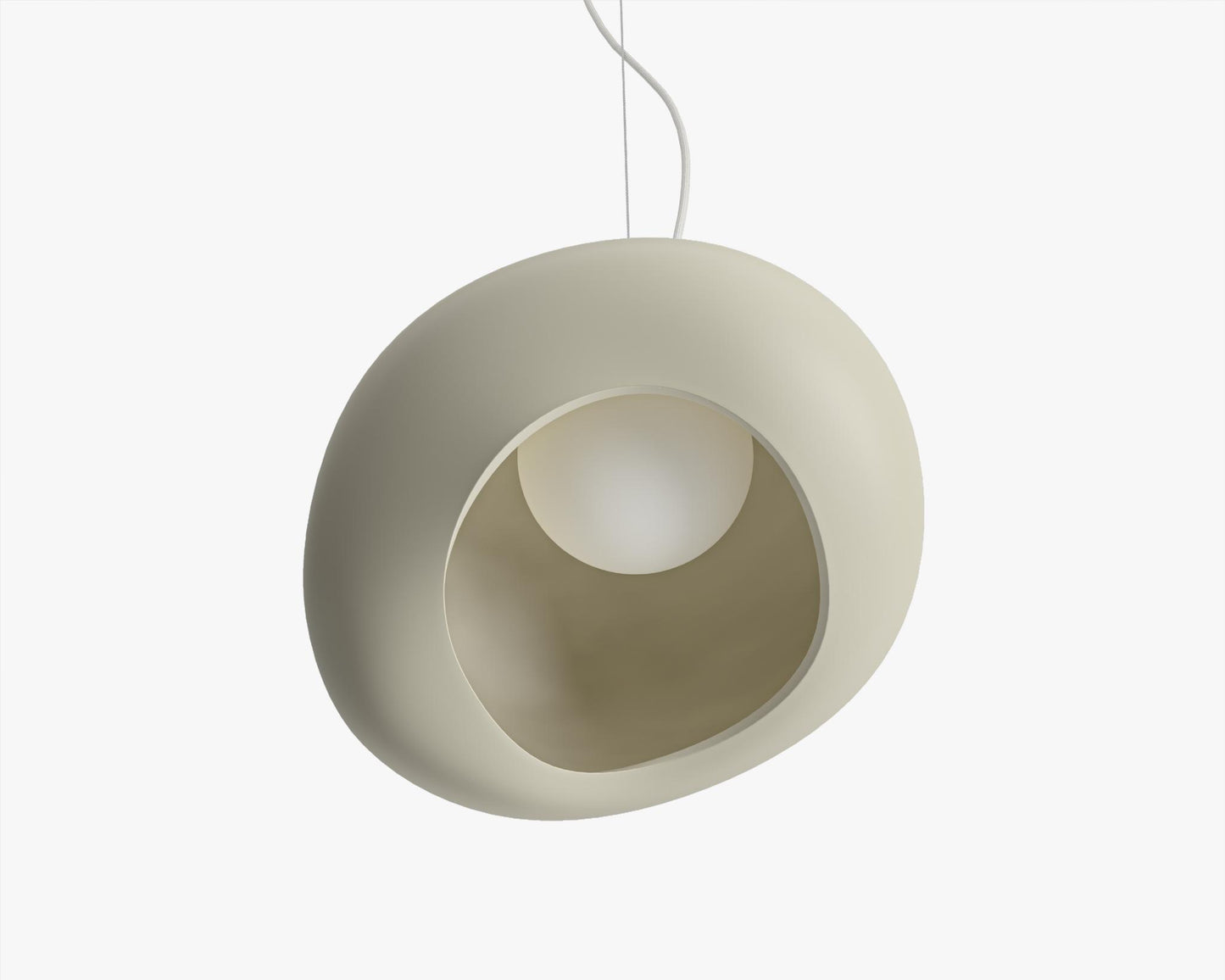 Organa Pendant - Small - Matte Alabaster