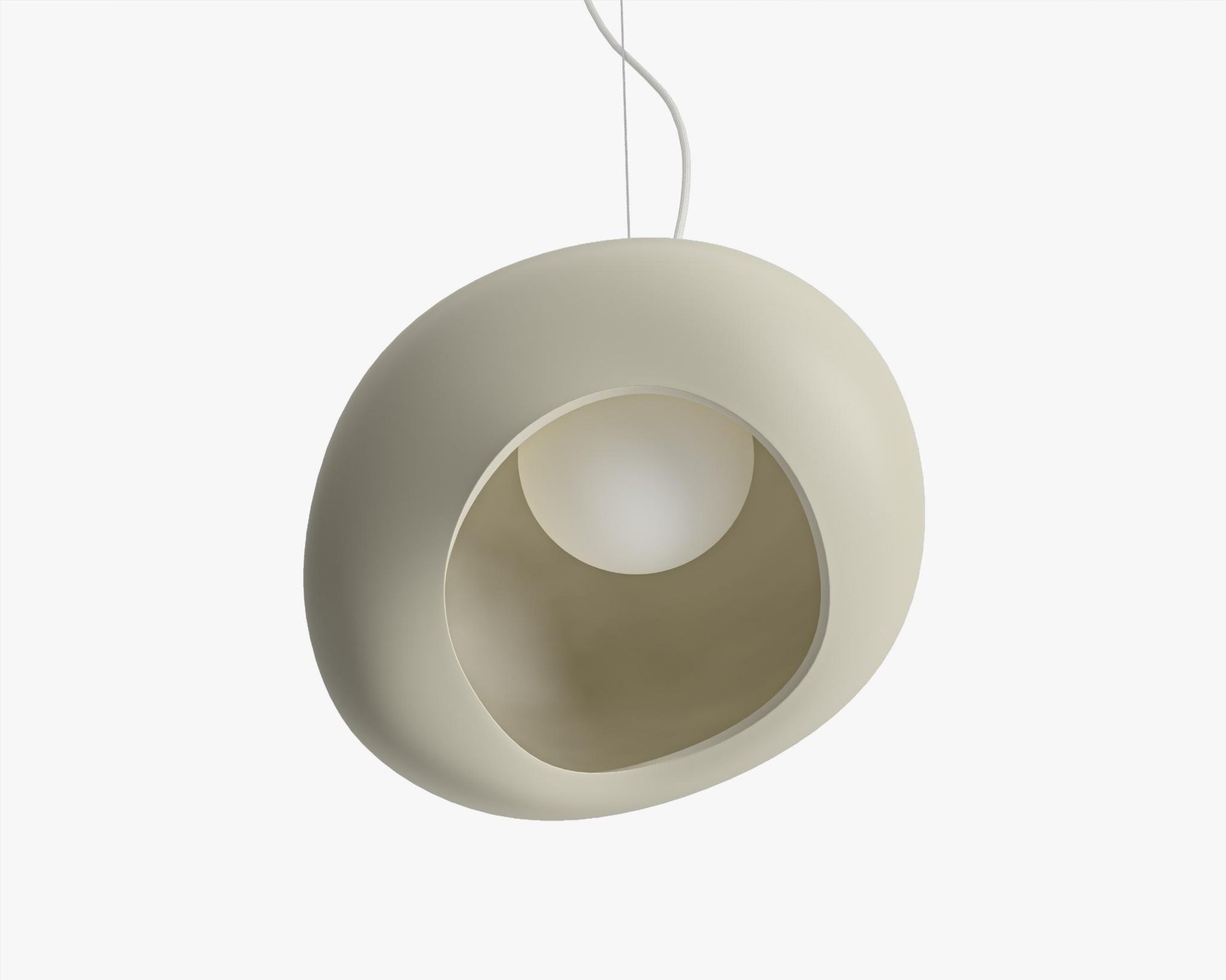 Organa Pendant - Small - Matte Alabaster