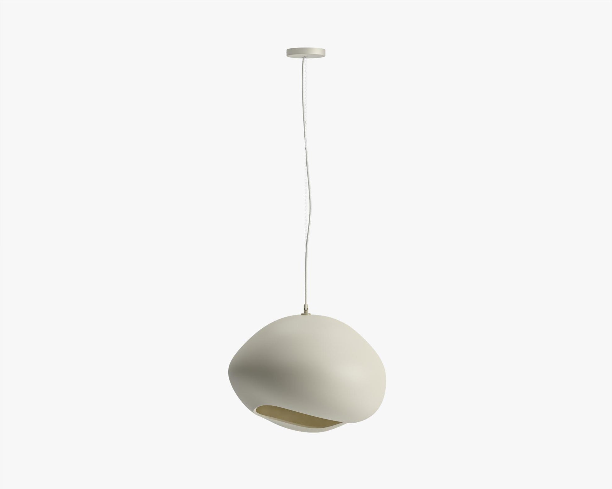 Organa Pendant - Large - Matte Alabaster