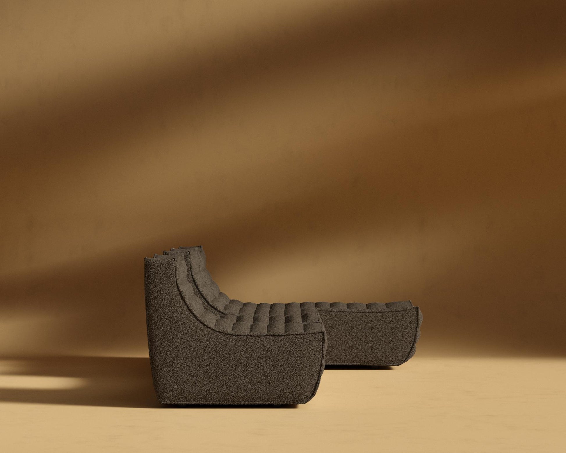 Tanner_Modular_Sectional_Shearling - Espresso 
