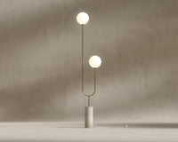 Uma Floor Lamp - Travertine