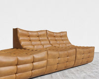 Tanner Open End Sofa - Microfiber Leather - Trento Morocco