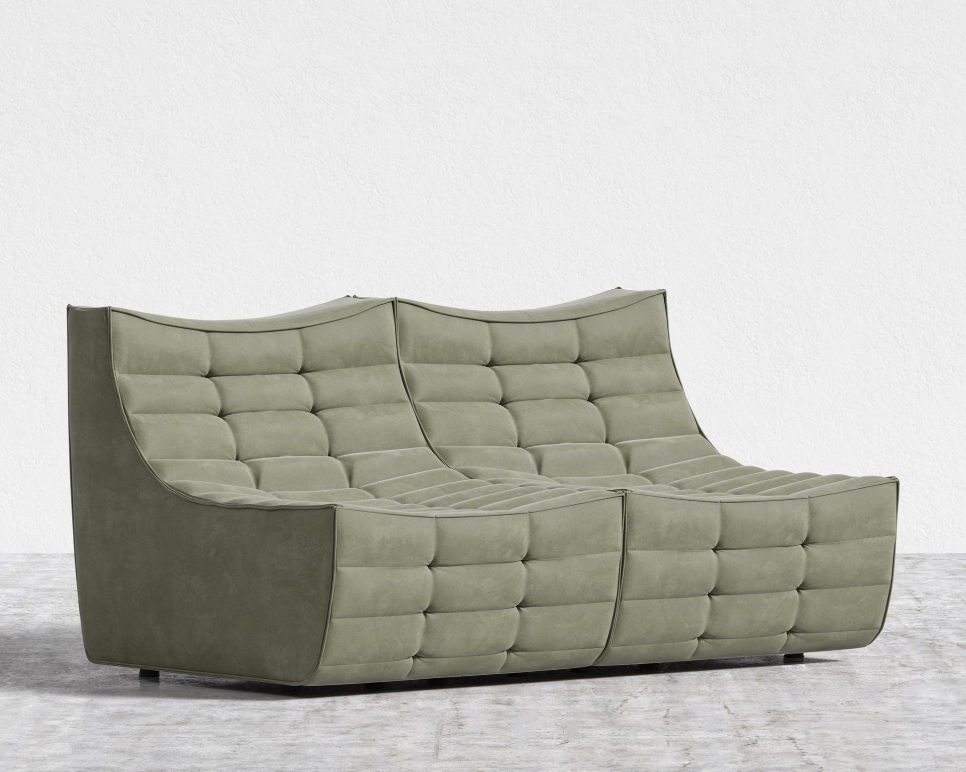 Tanner Sofa - Vegan Venice Suede - Sage