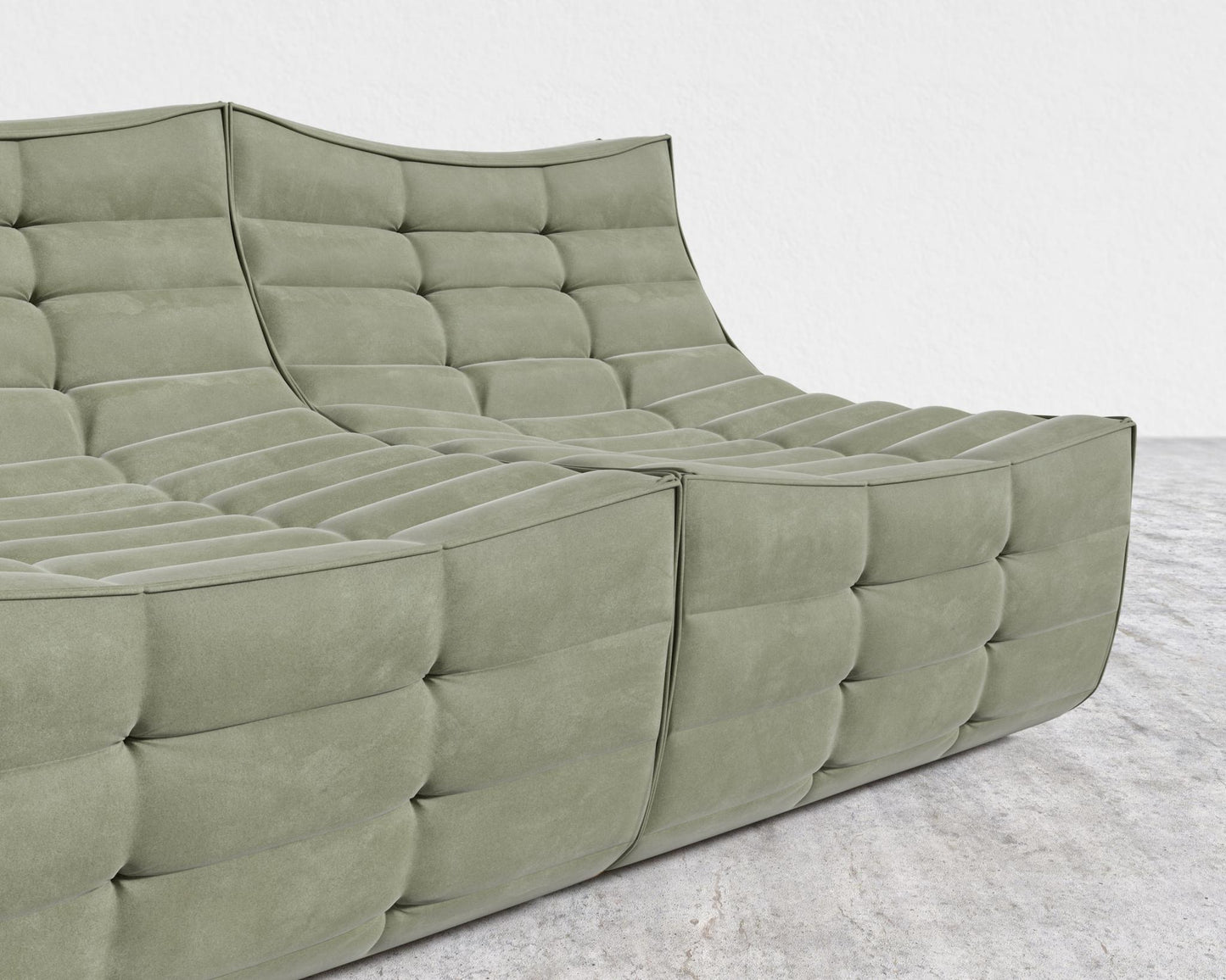 Tanner Sofa - Vegan Venice Suede - Sage