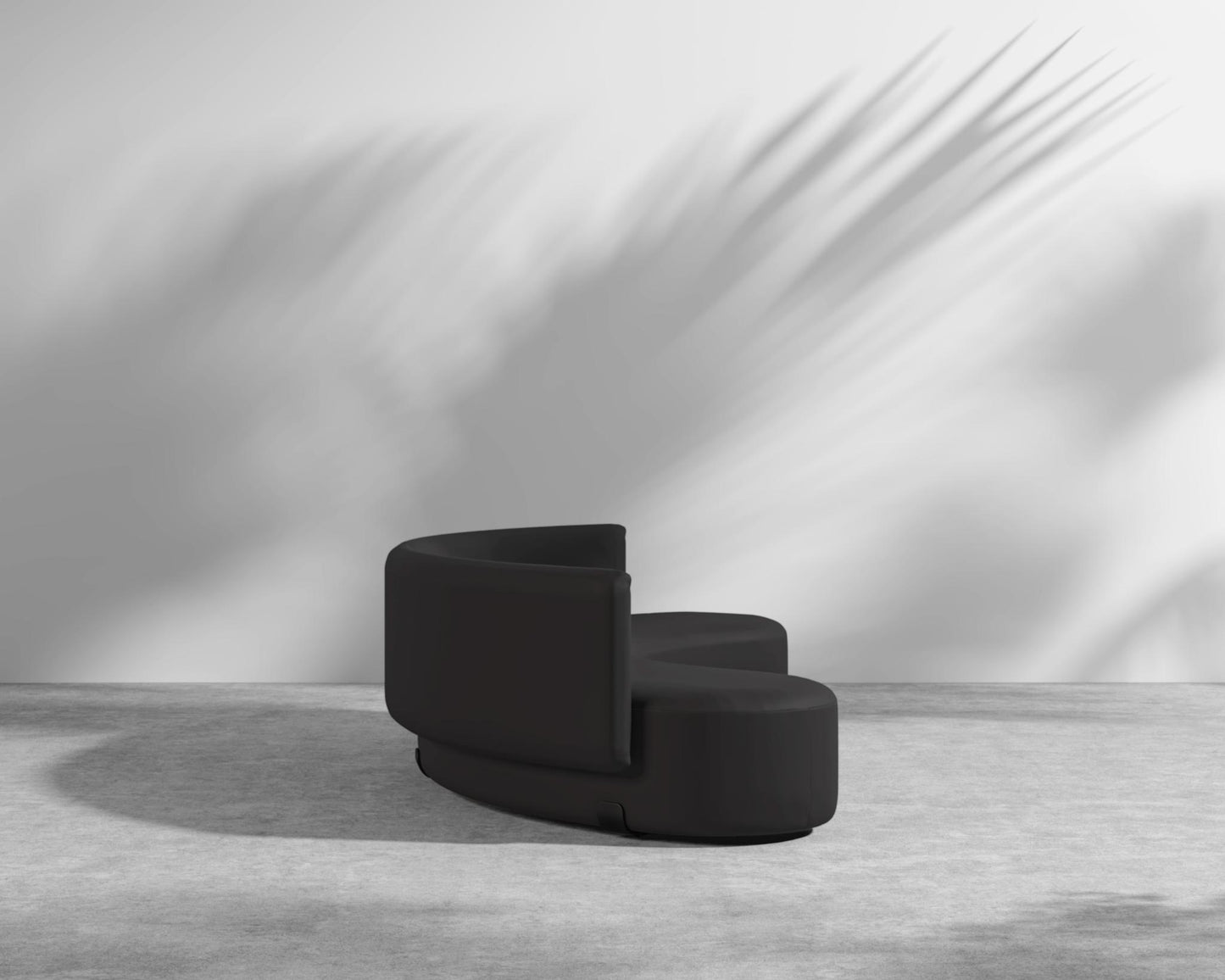 Tano Outdoor Curved Modular Sofa - Arcadia - Black