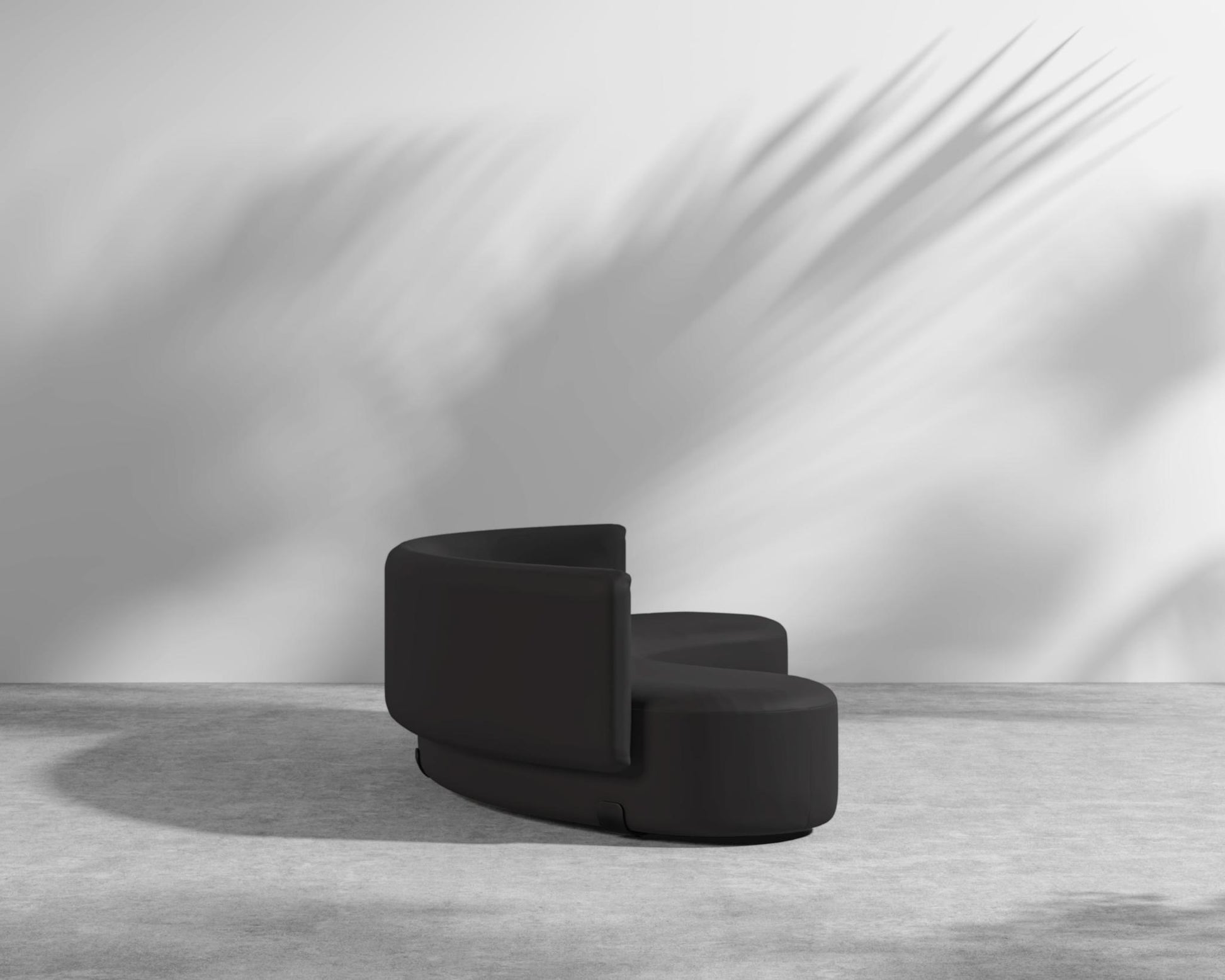 Tano Outdoor Curved Modular Sofa - Arcadia - Black