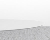 Tulip Dining Table - Oval - White Lacquer 