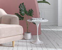 Tulip Side Table - Carrara