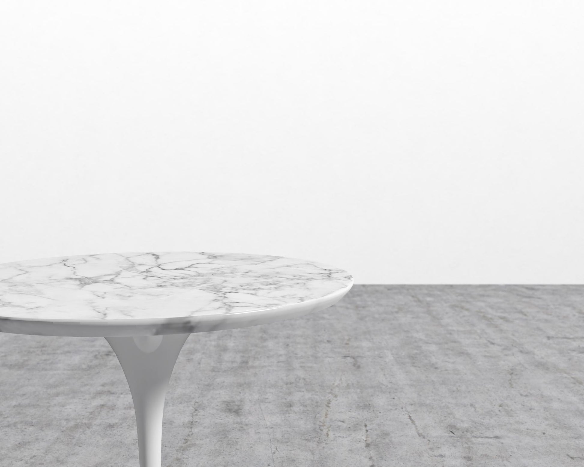 Tulip Side Table - Carrara