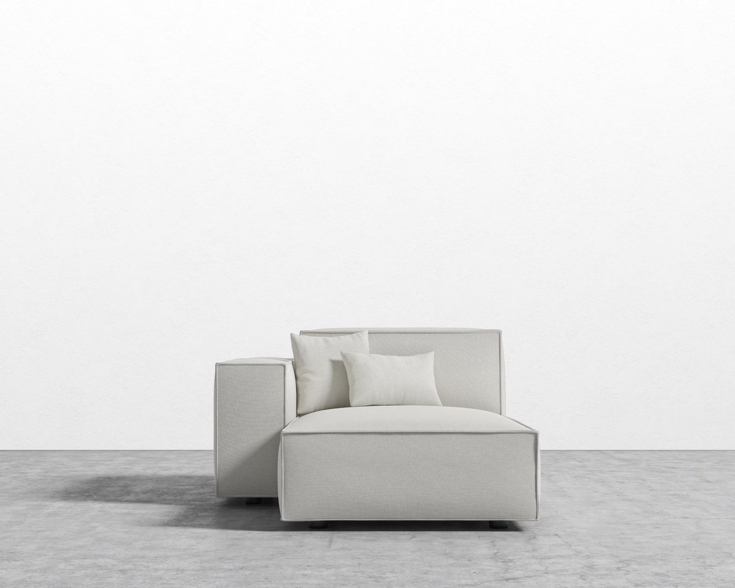 Porter Left Chaise - Modern Felt - Alesund