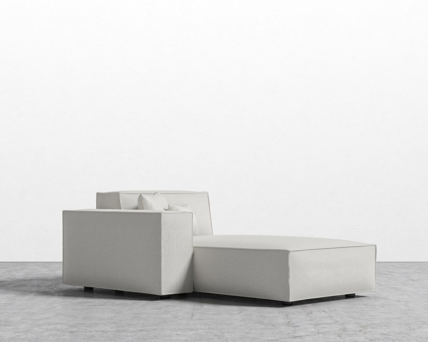 Porter Left Chaise - Modern Felt - Alesund