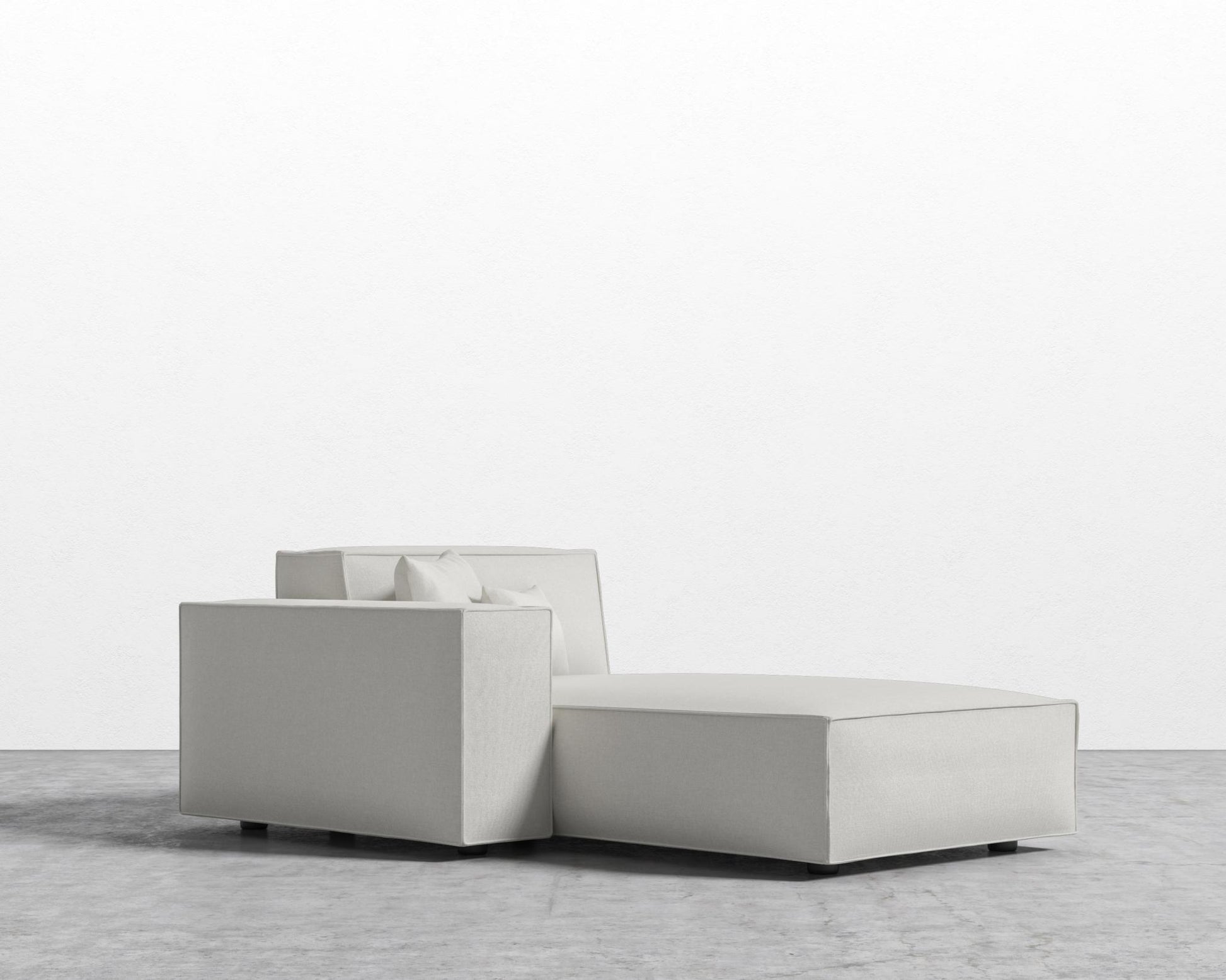 Porter Left Chaise - Modern Felt - Alesund
