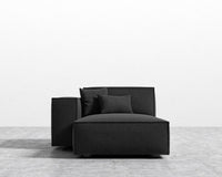 Porter Left Chaise - Chatou Boucle- Caviar