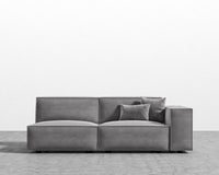 Porter_Right_Arm_Two_Seater_Plush Velvet - Glacier Grey