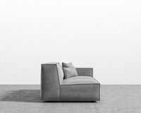 Porter_Right_Arm_Two_Seater_Plush Velvet - Glacier Grey