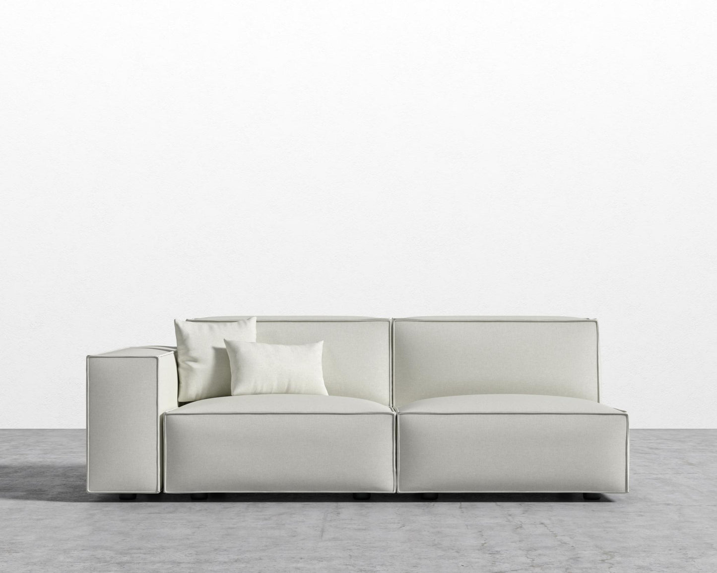 Porter_Left_Arm_Two_Seater_Modern_Felt - Alesund