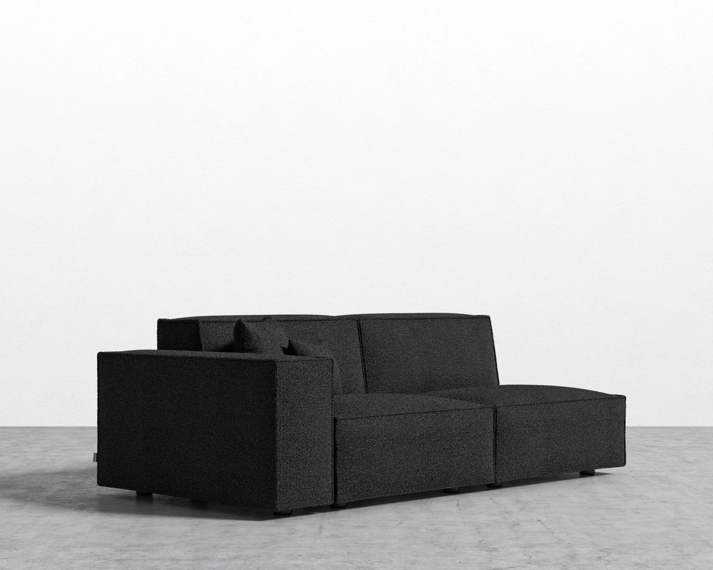 Porter_2 Seater-Right_Chatou Boucle - Caviar