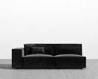 Porter_2 Seater-Right_Plush Velvet - Black