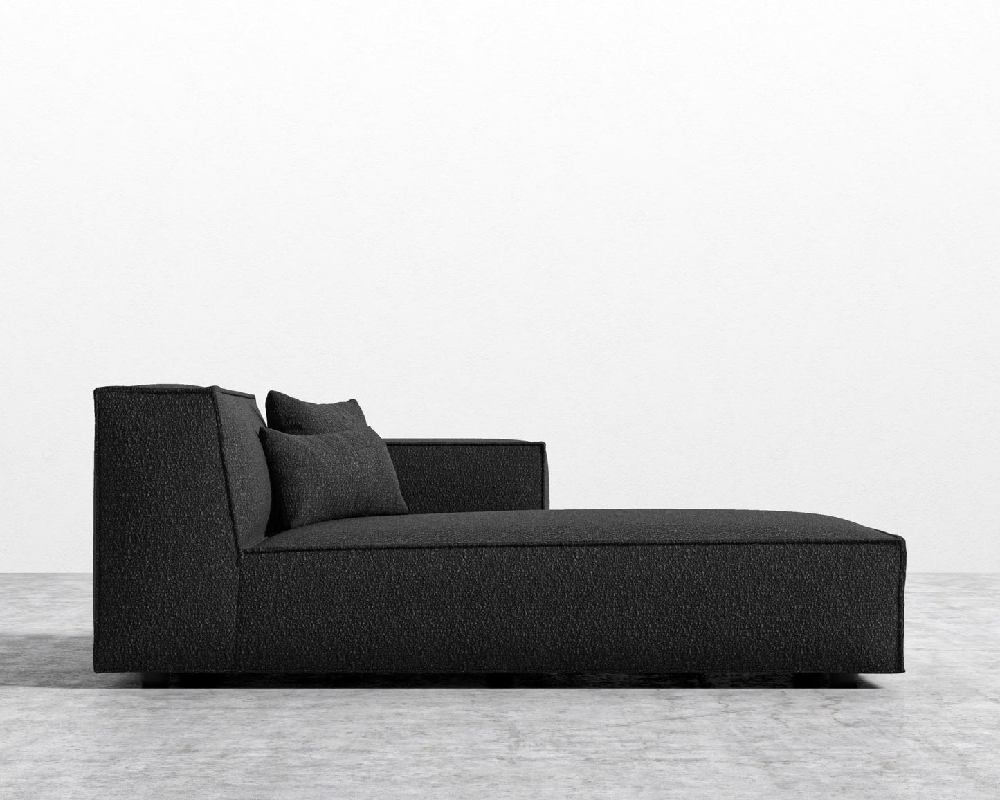 Porter Right Chaise - Chatou Boucle - Caviar