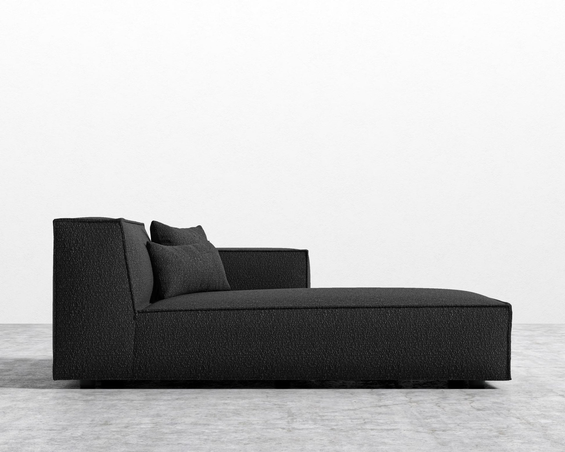 Porter Right Chaise - Chatou Boucle - Caviar