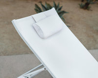 Spencer Outdoor Lounger - White 