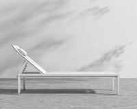 Spencer Outdoor Lounger - White
