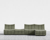 Tanner_Modular_Sectional_Venice_Vegan_Suede - Sage