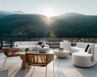 Tano Outdoor Curved S-Shape Modular Sectional