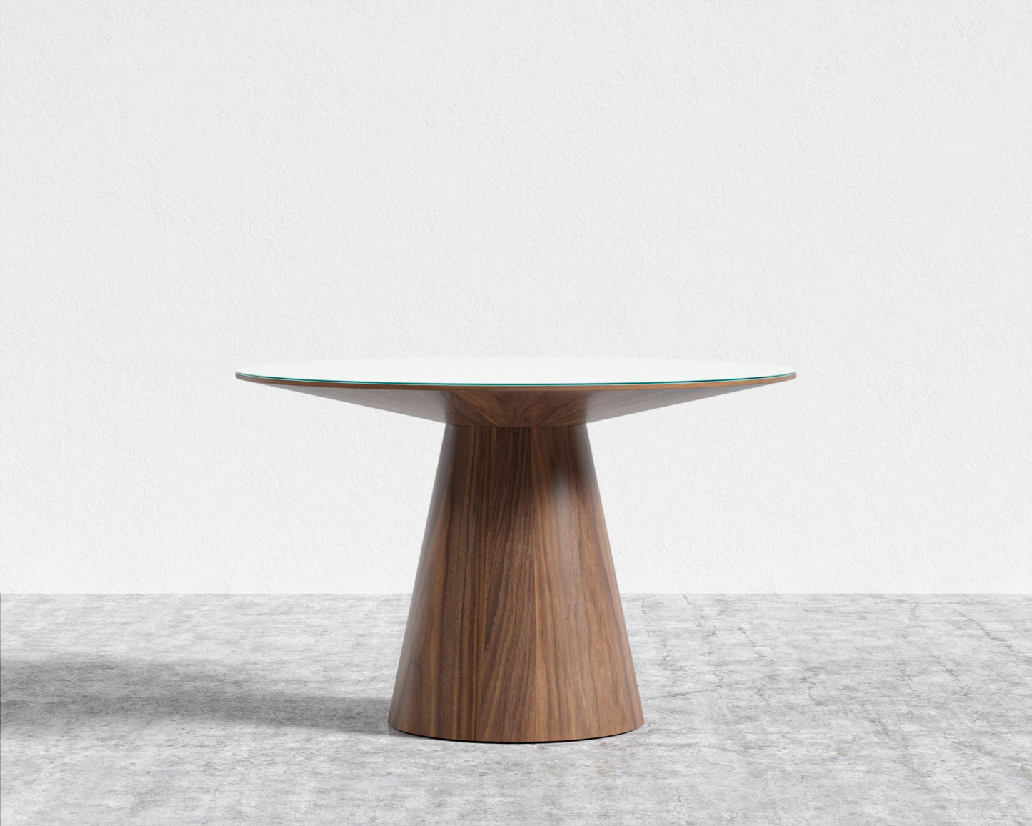 Winston Dining Table - 48in - Glass Top