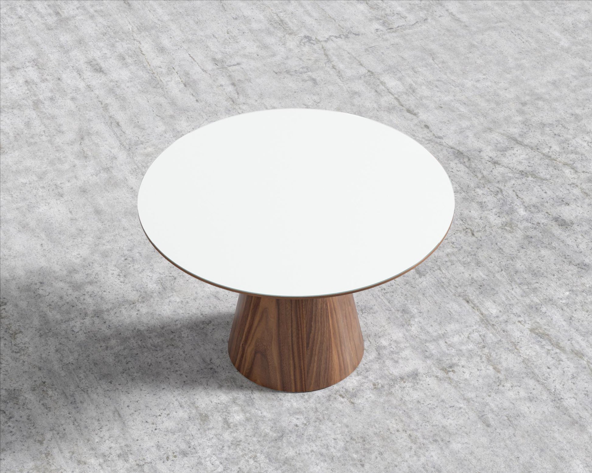 Winston Dining Table - 48in - Glass Top