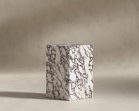 Liza Side Table (Black Label) - Viola Marble
