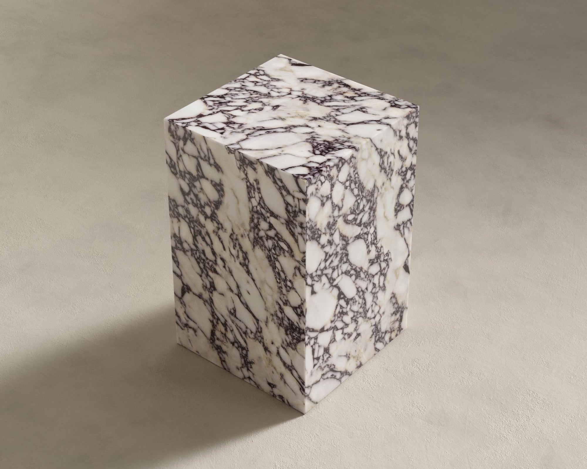 Liza Side Table (Black Label) - Viola Marble