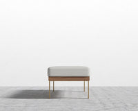 Maria Bench - Maria Brushed Brass, Modern Felt - Alesund