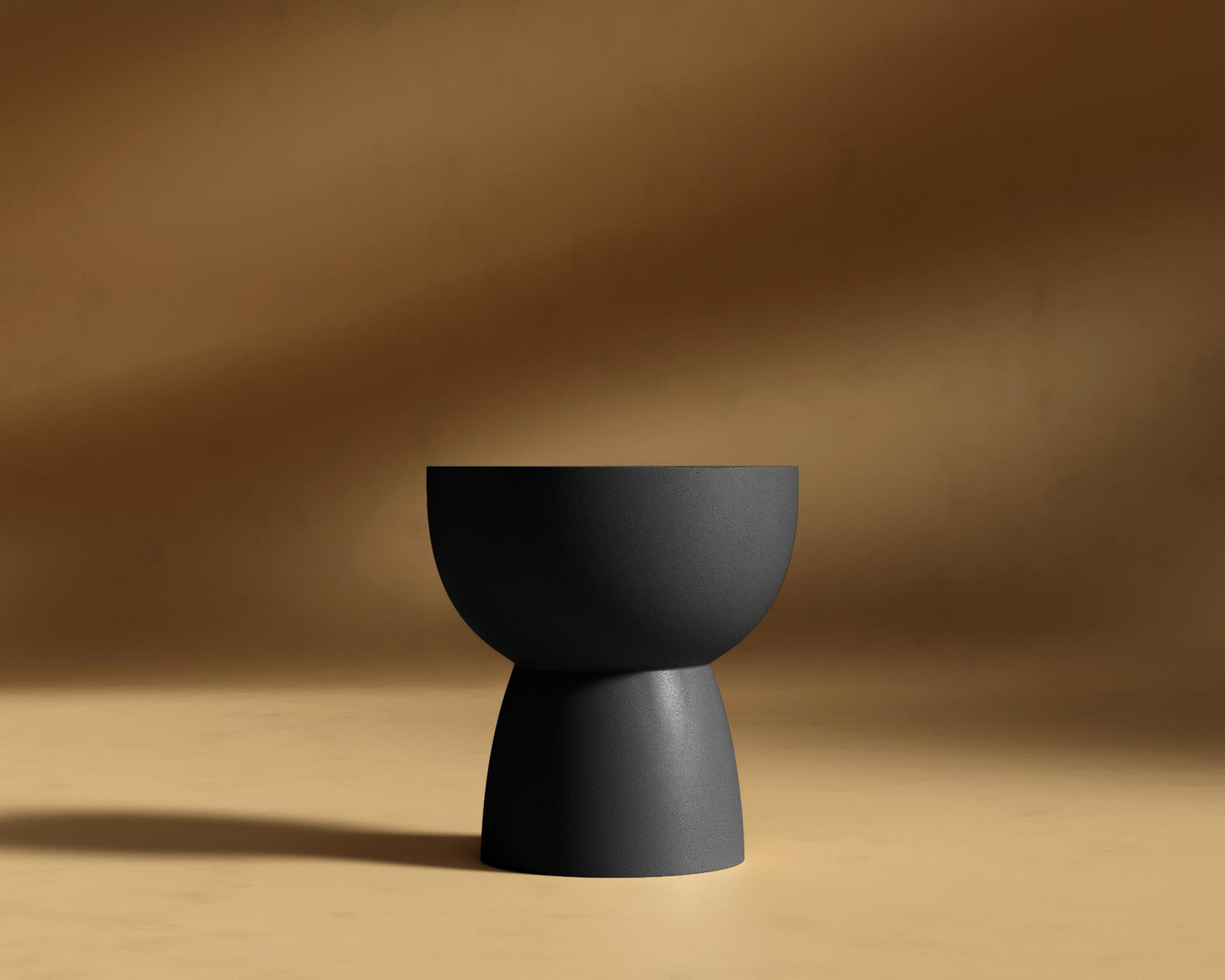 Maria Side Table - Black Wax Concrete