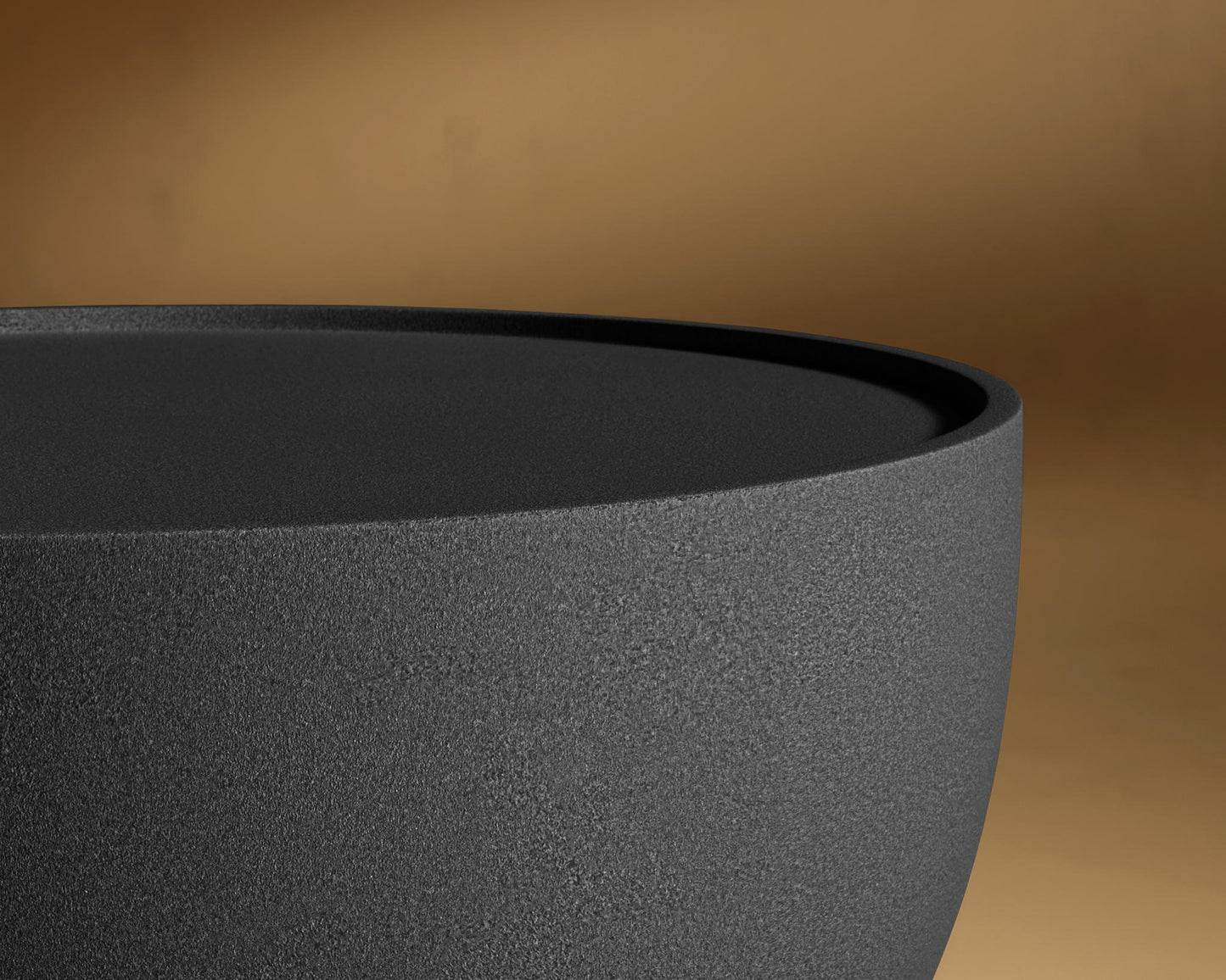 Maria Side Table - Black Wax Concrete