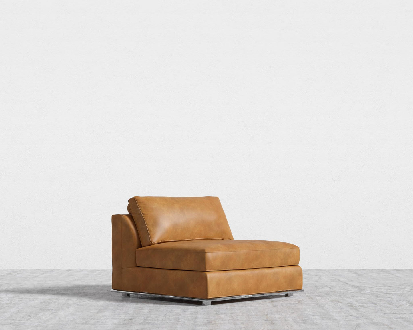 Milo 1-Seater - Armless - Microfiber Leather - Trento Morocco