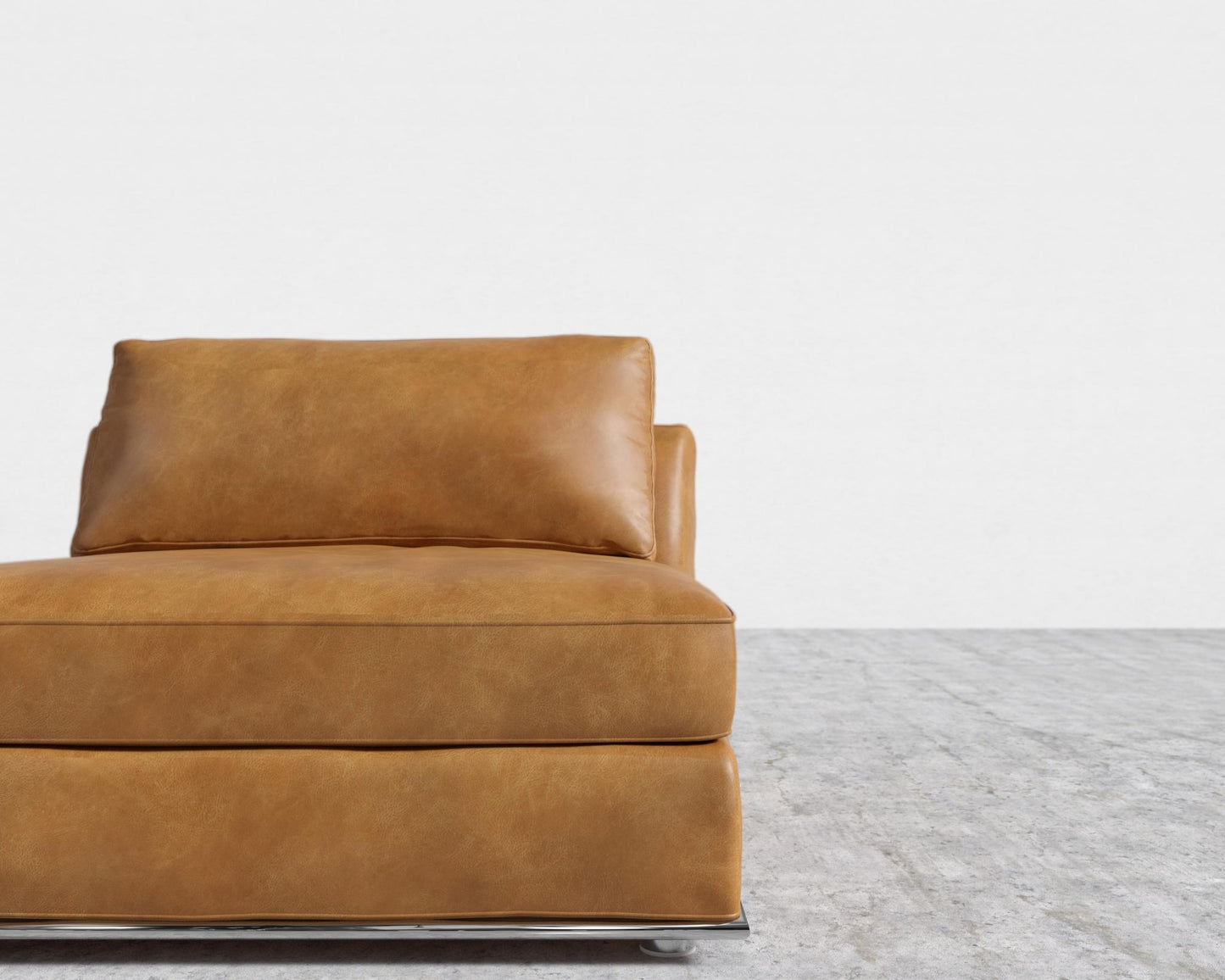 Milo 1-Seater - Armless - Microfiber Leather - Trento Morocco