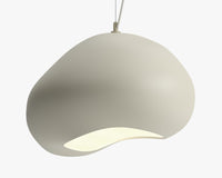 Organa Pendant - Small, Matte Alabaster